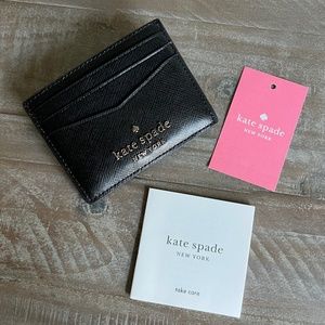 NEW Kate Spade Staci Multi Card Holder Black